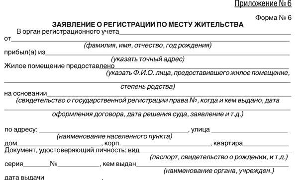 Как сделать временную прописку?